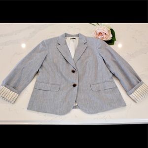 J.Crew Chambray Petite Blazer